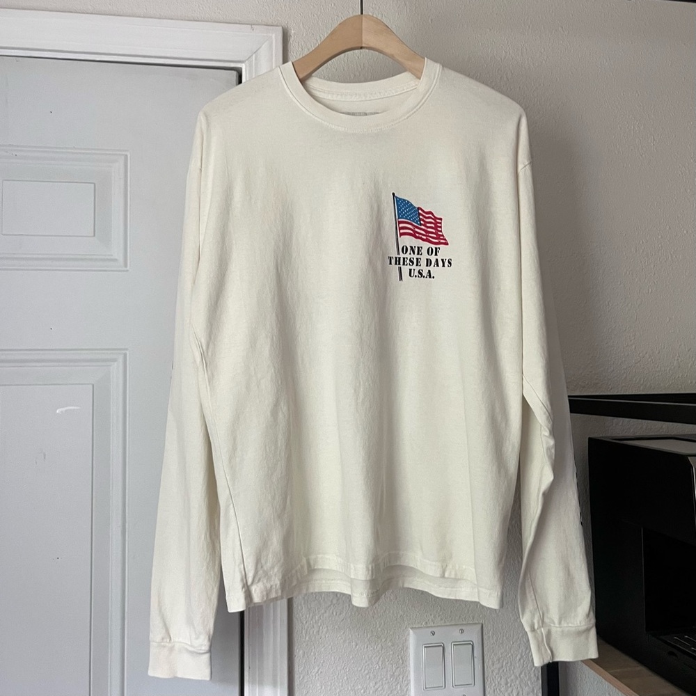 ONE OF THESE DAYS‎ off white western graphic logo southwest cowboy America tee